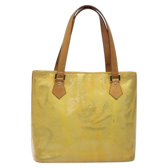 LOUIS VUITTON Monogram Vernis Houston Hand Bag Gris M91053 - Picture 2 of 16